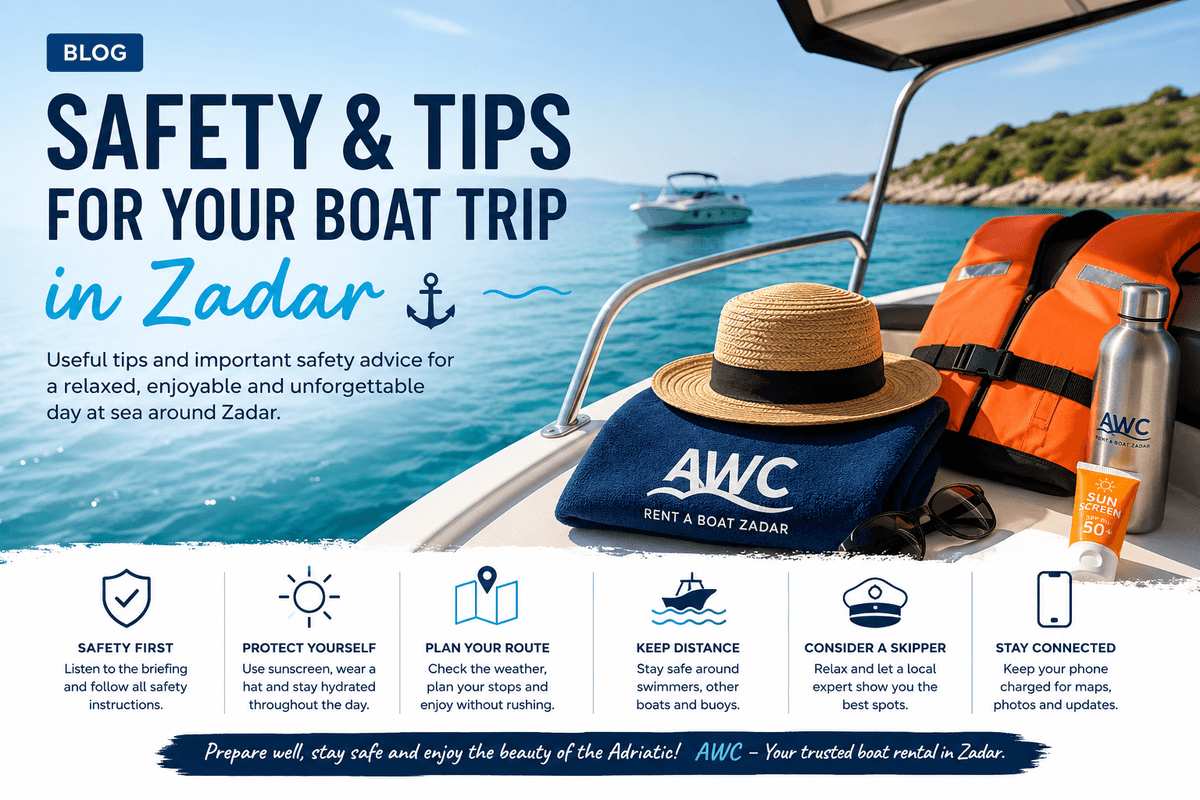 Safety & Tips for Your Boat Trip in Zadar